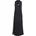 Essentials 3-Streifen Racerback ärmelloses Langes Kleid Black White M