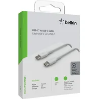 Belkin USB-C/USB-C Kabel 2m PVC, weiß