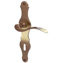 Alpertec BB-Langschildgarnitur Susan Messing bronze