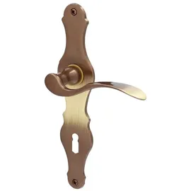 Alpertec BB-Langschildgarnitur Susan Messing bronze