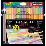 Stabilo Pen 68 & 12x point 88 Creative Set ARTY