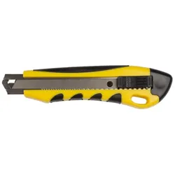 Toolland Abbrechklingen-Messer, Kunststoffgehäuse, rutschfestes Design, 18 mm