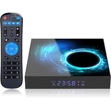 Android 10.0 TV Box, Android Boxes H616 Quad Core 4GB RAM 32GB ROM mit 2.4GHz+5GHz Dual WiFi H.265 Dekodierung HD 3D 6K Bluetooth 4.0 Smart Box