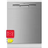 Amica EGSPU 513 911 E Einbau-Geschirrspüler (unterbaufähig, 598 mm breit, Edelstahl)