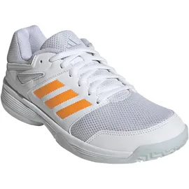 adidas Speedcourt IN Damen Cloud White/Pure Tangerine/Crystal Sky 37 1/3