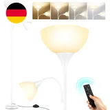 OUTON Stehlampe Wohnzimmer Mit Leselampe, LED Dimmbar Deckenfluter, Stehleuchte