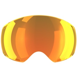 Scheibe für Ski-/Snowboardbrille S 900 I Kinder/Erwachsene – rot, rot, L