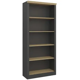 VCM Nola Regal 82 x 37 x 189 cm Kaffeefarben