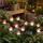ETC Shop Solar Lichterkette 12x LED Fliegenpilze 270 cm Rot/Weiß
