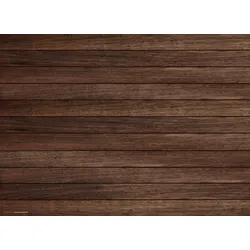 Tischsets I Platzsets abwaschbar - Braune Holzbretter - aus erstklassigem Vinyl (Kunststoff – BPA-frei) - 4 Stück – 44x32 cm – rutschfest