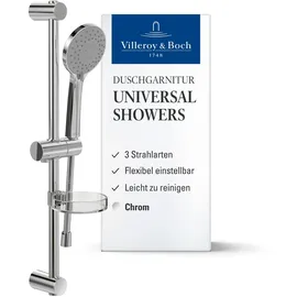 Villeroy & Boch Universal Showers Duschsystem mit Stange Chrom TVS10900400061