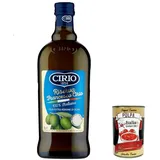 6x Cirio Olio Extra Vergine Di Oliva 100% Italiano, Olivenöl 750ml+Polpa 400g