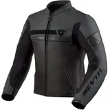 RevIt! Revit Mile Lederjacke - Black - 52