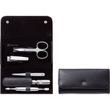 Zwilling Classic Inox Druckknopf-Etui Maniküre/Pediküre-Set 5-teilig Schwarz