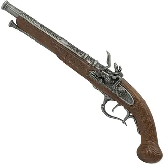 Deko Pistole XL mit voll beweglicher Mechanik