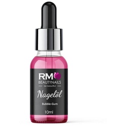 RM Beautynails Nagelpflegeöl Nagelöl Nail Cuticle Oil mit Pipette 10ml Pflege für die Nagelhaut, 10ml Nagelöl, Mandelöl und Pfirsich Kernöl rosa