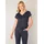 Base Level T-Shirt Tilly mit V-Ausschnitt blau 4XL (48)