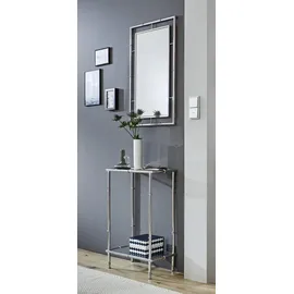 Haku-Möbel Konsolentisch 50 x 25 x 75 cm silber