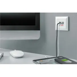 Digitus Unterputz Ladedose USB 2x USB A 1x USB Type-C, weiss