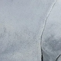 buttinette Wellness-Fleece schlicht Silber 1 m x 1,5 m