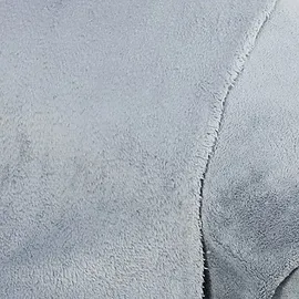 buttinette Wellness-Fleece schlicht Silber 1 m x 1,5 m