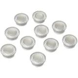 NOBO Magnete Ø 32 mm transparent 10 Stück