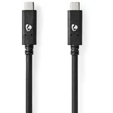 Nedis USB-C 1 m Schwarz