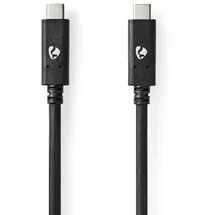 Nedis USB-C 1 m Schwarz