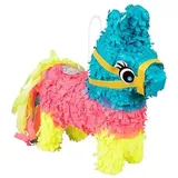 NEU Mini-Piñata/Pinata Esel, bunt, ca. 20x18cm