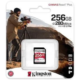 Kingston Canvas React Plus V60 256GB, UHS-II U3, Class 10 (SDR2V6/256GB)