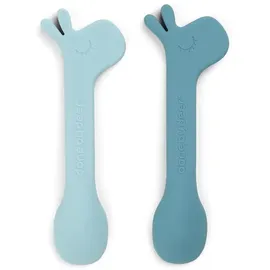 Done by Deer Silikon Löffel 2er Set Lalee blau