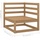 vidaXL 10-tlg. Garten-Lounge-Set Massivholz Kiefer - Braun