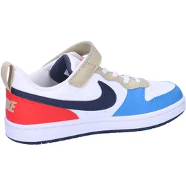 Nike Court Borough Low Recraft Kids White/Thunder Blue/Light Crimson 28