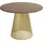 WFL GROUP Esstisch Rund 100 x 76 x 100 cm braun