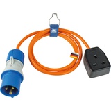 as - Schwabe AS Schwabe 660488 Strom Adapterkabel 16A Orange 1.5m H05VV-F 3G 1,5mm2