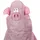 Videx Pflanzen-Winterschutz-Vlieshaube Schwein Rosi 125 x 120 cm rosa