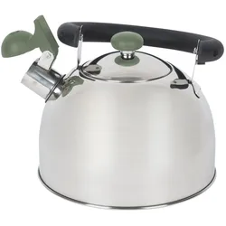 BO-CAMP Camping Wasserkocher Trend 2 Flötenkessel Teekessel Edelstahl 2,5 L