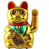 Freak Scene Superfreak Glückskatze - Maneki-Neko - Winkekatze - 30 cm - Gold