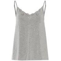 Hanro Pyjama-Oberteil in Grau | S