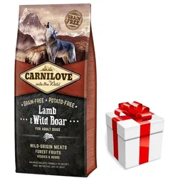 CARNILOVE Adult Lamb & Wild Boar 12kg + Überraschung für den Hund