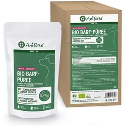 AniForte BARF-Line Bio BARF-Püree - Karotte & Cranberry 14 x 150 g