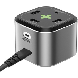 CELLY GAN Wandladegerät 65 W 2xUSB-C 1 USB-A
