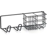 Zeller Badregal schwarz, 27 x 8,7 cm
