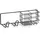 Zeller Badregal schwarz, 27 x 8,7 cm