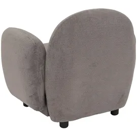 Mendler Sessel HWC-P33 Chenille 86 x 77 x 0 cm Hellgrau