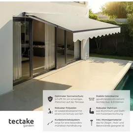 Tectake Gelenkarmmarkise Ornella 150 cm beige