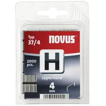 Novus Tackerklammern Typ H 37 4 mm 2000 Stück (002148)