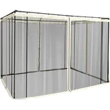Outsunny Moskitonetz 302 x 207 cm schwarz