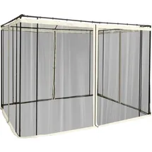 Outsunny Moskitonetz 302 x 207 cm schwarz