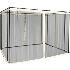 Outsunny Moskitonetz 302 x 207 cm schwarz